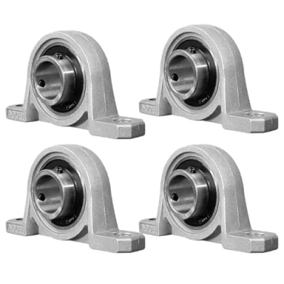 Abbildung von Bztzhm 4 Stück Kugellager Lagerbock, Flanschbohrung, Stehlagereinhei, 20MM Stehlager Set, Flanschlager, Auto Self Adjust Center Mounted Support