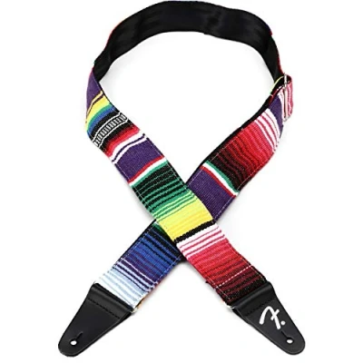 Abbildung von Fender® »SERAPE STRAP Purple MULTI« Gitarrengurt aus Polyester/Baumwolle 5cm Breite Farbe: Multi Color