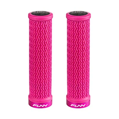 Abbildung von Funn Holeshot Mountainbike Griffe mit Einzelklemmung, Innendurchmesser von 22 mm, Griffenden gehärtet (Rosa)