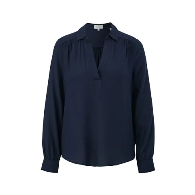 Abbildung von s.Oliver MIT Vausschnitt Bluse, Damen, Größe: 36, Navy