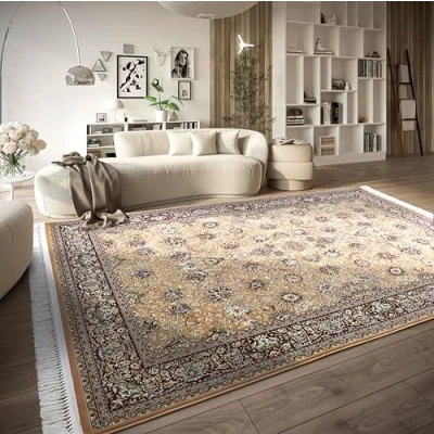 Abbildung von Villeroy &amp; Boch Teppich &quot;Alfred&quot;, rechteckig, Orientalisch, Fransen, Wohnzimmer, Schlafzimmer, Klassisch, Kurzflor
