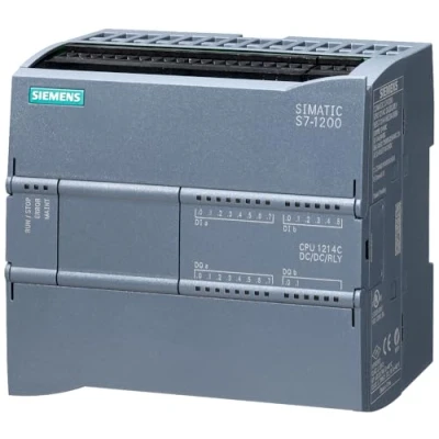 Abbildung von Siemens 6ES7214 1HG40 0XB0 SIMATIC S7 1200 CPU 1214C Compact with onboard IO and Power Supply 24VDC