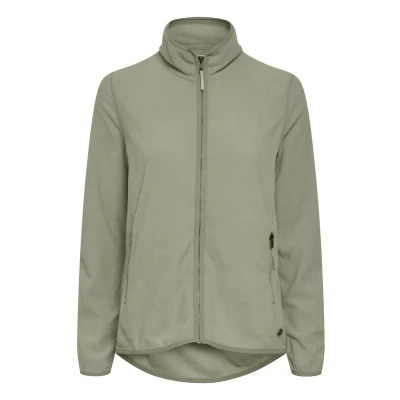 Abbildung von Oxmo Oxrikka Fleecejacke, Damen, Größe: Medium, Seagrass