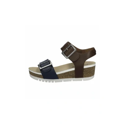 Abbildung von Josef Seibel Quinn Plateausandalette, Damen, Größe: 42, Ocean camel Schuhe