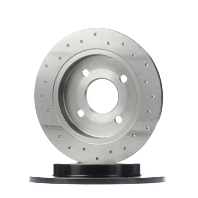 Abbildung von BREMBO XTRA LINE 08.4931.2X Bremsscheibe 253 10 4 voll, gelocht beschichtet FORD: FIESTA 6, 5, Focus Mk1 Schrägheck