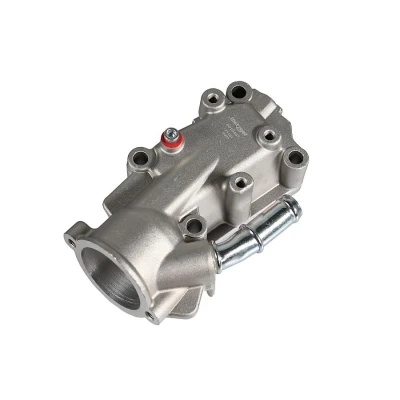 Abbildung von METZGER 4010467 Flansch Aluminium Zylinderkopf mit Dichtung CITROËN: C2 Schrägheck, Berlingo / First I, C3 Pluriel, PEUGEOT: 206 Schrägheck