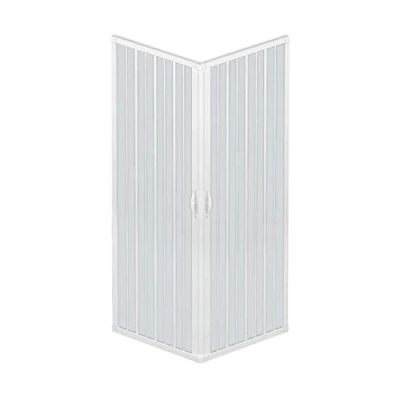 Abbildung von PVC Duschkabine 80x90 mit zentraler Öffnung Mod. Acquario