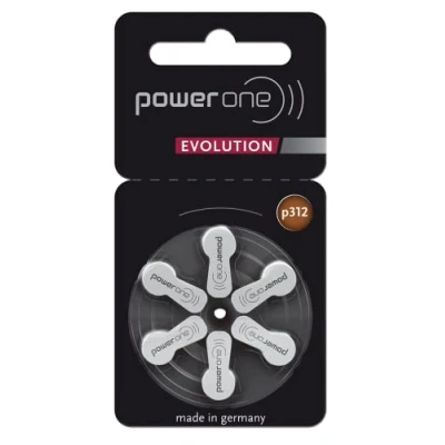 Abbildung von wns emg world Big Box Pack Powerone Evolution Hörgerätebatterien Typ 312 PR41 ZL3, 60 Stück