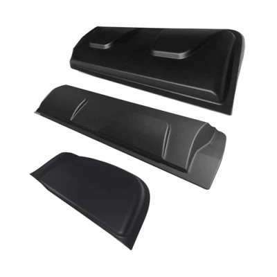 Abbildung von OMAC Radlaufschutz Seitenschutz kompatibel mit VW Amarok 2010 2021 Fender Bodyguard Schwarz 6tlg