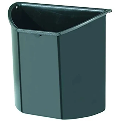 Abbildung von Exacompta 43142D Topline Öko Classic Einsatz für Papierkörbe mit 26 Liter Fassungsvermögen. Papierkorb Erweiterung perfekt Mülltrennung halbrund anthrazit