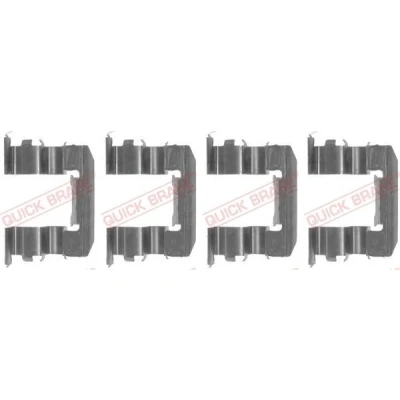 Abbildung von Zubehörsatz, Scheibenbremsbelag QUICK BRAKE 109 1184
