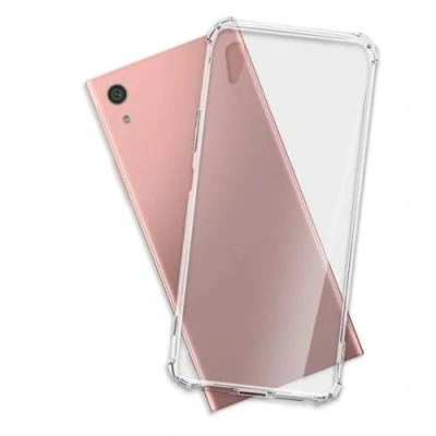 Abbildung von mtb more energy® Hülle Crystal Armor kompatibel mit Sony Xperia XA1 Plus (G3412, 5.5&#039;&#039;) verstärkte Ecken Anti Shock Schutzhülle Case Cover Tasche