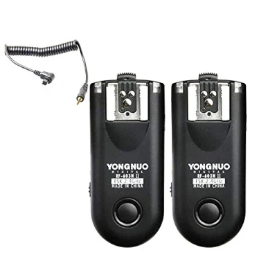 Abbildung von Yongnuo RF II N3 2.4 GHz Wireless Flash Trigger/Wireless Auslöser Transceiver Kit für Nikon D90/D3100/D5000/D7000, etc..