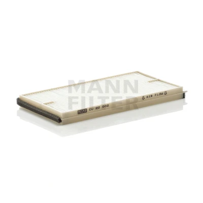 Abbildung von MANN FILTER CU 22 002 2 Innenraumfilter Partikelfilter 213, 213 108 17 HYUNDAI: Getz, Santa Fe I, Terracan, HONDA: CIVIC 7 Hatchback, Coupe
