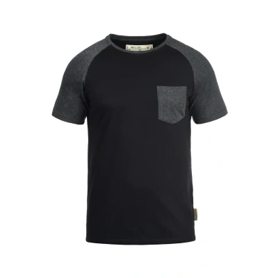 Abbildung von Indicode Jeans Rundhals Gresham Tshirt print black, Herren, Größe: Medium, Black