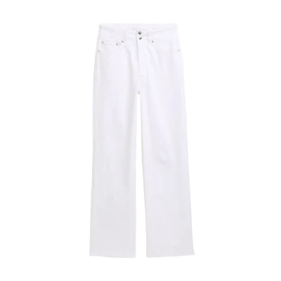Abbildung von TOM Tailor Denim WIDE LEG Jeans Straight Leg, Damen, Größe: Medium, White