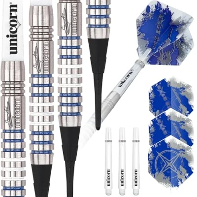 Abbildung von Unicorn Silver Star Gary Anderson Soft Dart, 80% Tungsten, 19g