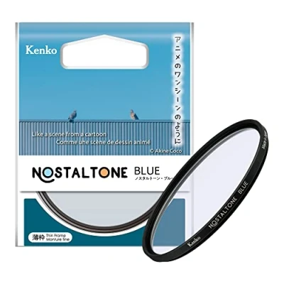 Abbildung von Kenko Soft Effekt Filter NOSTALTONE Blue φ62mm, mit Farbeffekt, zur Kontrasteinstellung, hergestellt in Japan