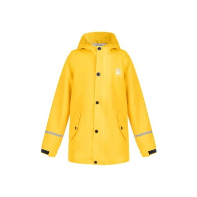 Abbildung von Schmuddelwedda Regenjacke / wasserabweisende Jacke für Kinder, Größe: 116, Gelb