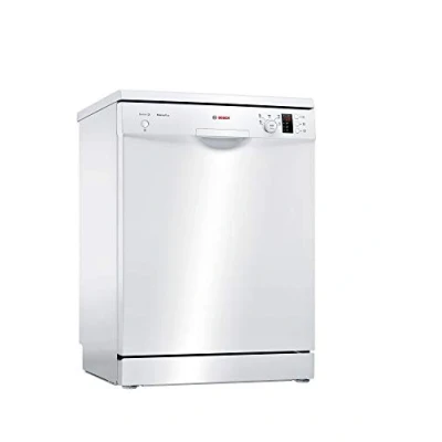 Abbildung von Bosch Serie 2 SMS25AW05E, Freistehend, Standardgröße (60 cm), Weiß, Tasten, Drehregler, 1,75 m