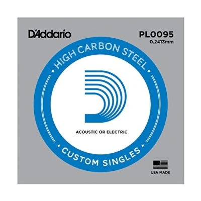 Abbildung von D&#039;Addario PL0095 Gitarren Einzelsaite (für Akustik oder E Gitarre) 010&#039;