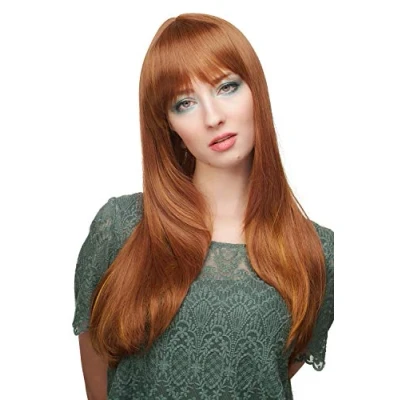Abbildung von WIG ME UP 3115 30H144 Damenperücke glatt lang in rotbraun goldblond gesträhnt