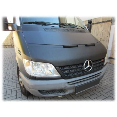 Abbildung von AB 00263 AUTO Bra kompatibel mit Mercedes Benz Sprinter Bj. 2000 2006 Haubenbra Steinschlagschutz Tuning Bonnet