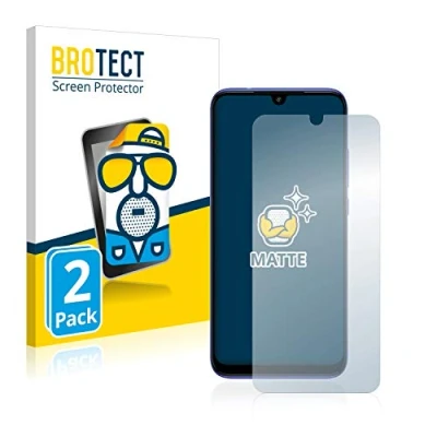 Abbildung von BROTECT Entspiegelungs Schutzfolie für Xiaomi Redmi 8 (2 Stück) Matte Displayschutz Folie, Anti Reflex, Fingerprint