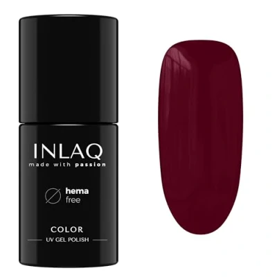 Abbildung von INLAQ® UV Nagellack Rot 6 ml Hema Free Langlebiger Lack Nail Polish Essential Kollektion Gelnägel Shellac Gel Gellack ohne 1003 Cherry Wine