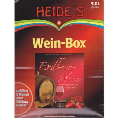 Abbildung von Erdbeerwein 9,5% Alc, 5 Liter