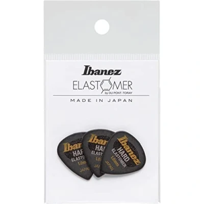 Abbildung von IBANEZ Elastomer Picks Soft Hazed Black / 3 Stück (BEL16HD10SHBK)
