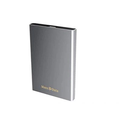 Abbildung von Manxdata 320GB Silber Externe Festplatte USB 3.0 kompatibel mit Windows PC, Mac, Smart TV, Xbox One und PS4