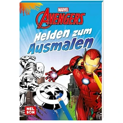 Abbildung von Marvel Avengers: Helden zum Ausmalen: Malblock für Kinder ab 4 Jahren