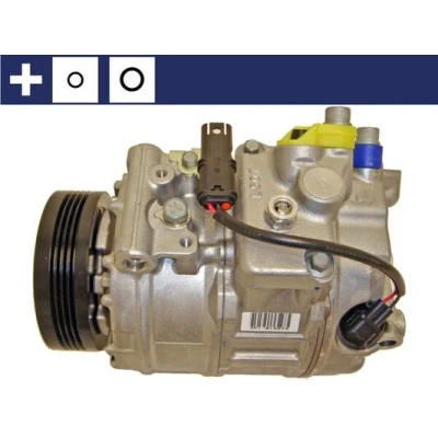 Abbildung von MAHLE ORIGINAL ACP 1428 000S Kompressor 7SEU17C 12 PAG 46 R 134a mit Dichtring BMW: 5 Limousine, 3 Touring, Limousine