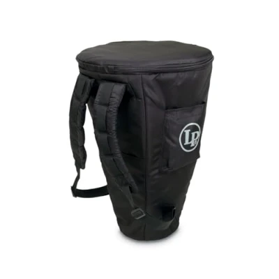 Abbildung von LP Latin Percussion LP547 BK Djembe Tasche, verstärkte Nylontasche, Schultergurte, Außenfach, für bis 33cm