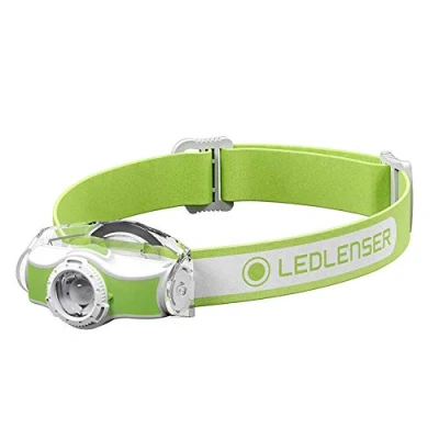 Abbildung von Ledlenser MH3 Outdoor Stirnlampe LED, Weiß/Grün, 200 Lumen, fokussierbar, Leuchtweite 130m, Leuchtdauer bis 35h, Metallclip, inkl. Batterie, Kopflampe