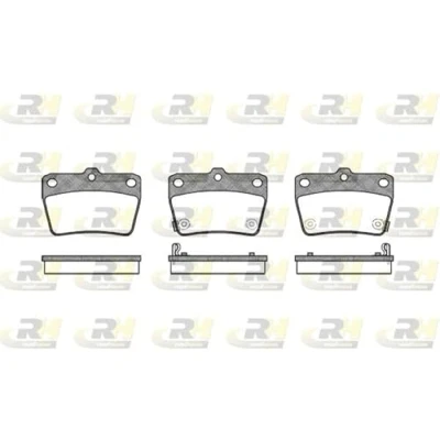 Abbildung von ROADHOUSE 2839.02 Bremsbelagsatz Hinterachse inkl. Verschleißwarnkontakt TOYOTA: RAV4 II SUV, I CHERY: Tiggo