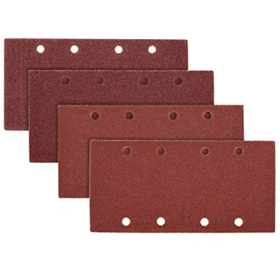 Abbildung von Navaris Schleifpapier 25x Klett 93x187mm 40 100 Körnung Holz Metall, (25 St)