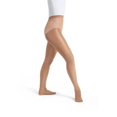 Abbildung von Capezio Women&#039;s Ultra Shimmery Footed Tights, Suntan, XL (3er Pack)