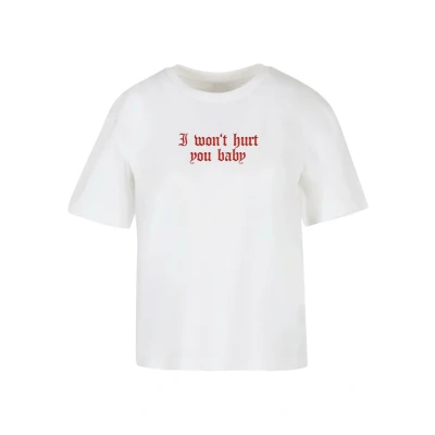 Abbildung von Mister Tee WON&#039;T HURT Tshirt print, Damen, Größe: XXL, White