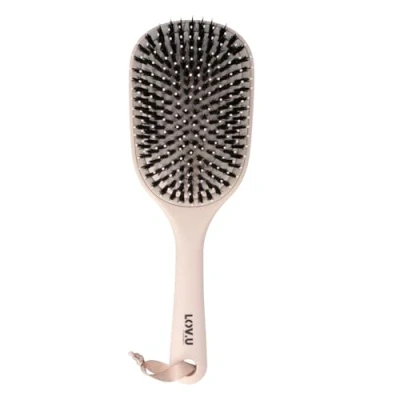 Abbildung von PARSA Beauty LOV.U Entwirrbürste Wet &amp; Dry (Rosa) Haarbürste mit Multi Flexible Nylonpins und Wildschweinborsten Haar Bürste Haarbuerste Hair brush women