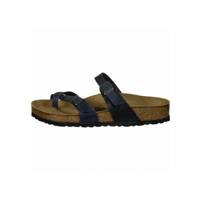 Abbildung von Birkenstock Mayari Zehentrenner, Damen, Größe: 36, Blau Schuhe