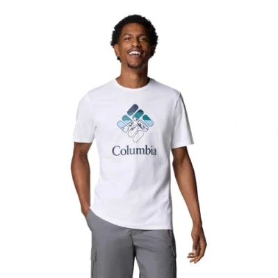 Abbildung von Columbia Rapid RIDGE Graphic TEE Tshirt print, Herren, Größe: XL, White