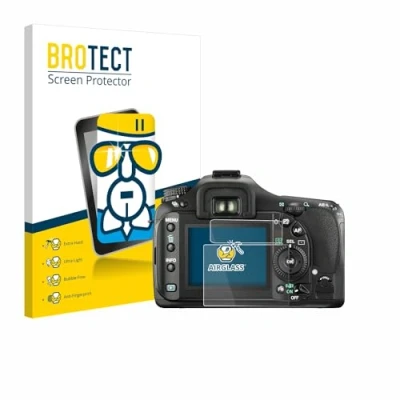 Abbildung von BROTECT Schutzglas für Pentax K20D Schutzfolie Panzer Folie Glas [Extrem Kratzfest 9H, Anti Fingerprint, Ultra Transparent]