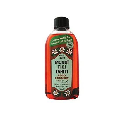 Abbildung von Monoi Tiki Tahiti Sonnenöl Kokosnuss LSF3 120ml
