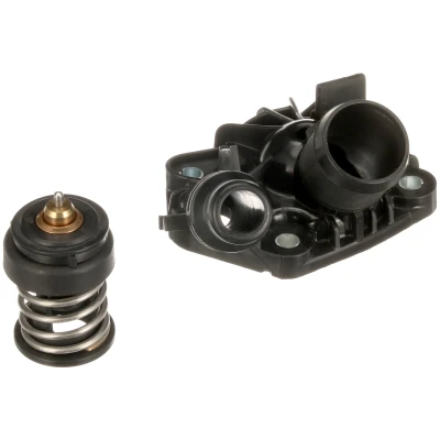Abbildung von GATES TH69285G1 Kühlwasserthermostat 85 mit Dichtungen Kunststoff Gehäuse MINI: Schrägheck, Cabrio, BMW: 2 Active Tourer, Gran Tourer