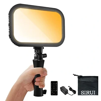 Abbildung von SIRUI E30B LED Videoleuchte Soft Light Tafel, 0% 100% Dimmbar, 2800K 7000K Zweifarbig, CRI 96 TLCI 98, Tragbares Ultradünne Video Licht
