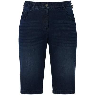 Abbildung von Ulla Popken Jeans Shorts, Damen, Größe: 60, Bleu jean
