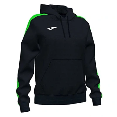 Abbildung von Joma Unisex 2XS Championship IV Kapuzenpullover, Schwarz/Neongrün, XXS