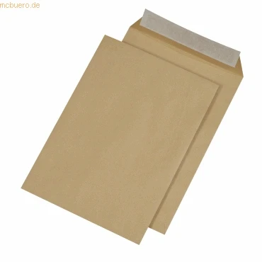 Abbildung von Mailmedia Versandtasche 30005454 C4 ohne Fenster haftklebend 110g brau